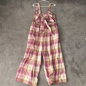 LOFT Beach Bow Back Jumpsuit